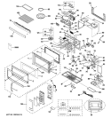 MICROWAVE Diagram and Parts List for DVM1850SM2SS  General Electric Microwave