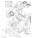 Part Location Diagram of WH01X10063 GE Drain Hose Ring