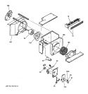 Part Location Diagram of WJ73X10038 GE OUTDOOR FAN