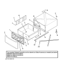 PEDESTAL Diagram and Parts List for SBSD137H0BB  General Electric Laundry Accessories