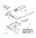 GAS VALVE & BURNER ASSEMBLY Diagram and Parts List for DBXR463PF0WW  General Electric Dryer