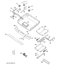 GAS & BURNER PARTS Diagram and Parts List for JGBP85SEJ5SS  General Electric Range