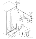 FRESH FOOD SECTION Diagram and Parts List for GSH22JSTBSS  General Electric Refrigerator