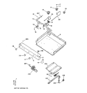 GAS & BURNER PARTS Diagram and Parts List for JGBS23SEL1SS  General Electric Range