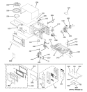 MICROWAVE Diagram and Parts List for JES1384SF04  General Electric Microwave