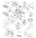 MICROWAVE Diagram and Parts List for JVM1653SH03  General Electric Microwave
