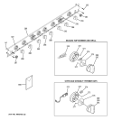 CONTROL PANEL Diagram and Parts List for ZDP48L4GH4SS  General Electric Range