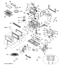 MICROWAVE Diagram and Parts List for HDM1853BJ04  General Electric Microwave