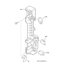 LATCH BOARD PARTS Diagram and Parts List for JVM1653BH06  General Electric Microwave