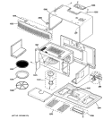 OVEN CAVITY Diagram and Parts List for SCA1001KSS01  General Electric Microwave