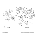 Part Location Diagram of WH42X10654 GE Backsplash - White
