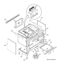 STRUCTURE Diagram and Parts List for ZDP36L4DH7SS  General Electric Range