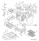 BODY PARTS Diagram and Parts List for JB988SK4SS  General Electric Range