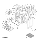 BODY PARTS Diagram and Parts List for JBP81BL3BB  General Electric Range
