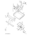 GAS & BURNER PARTS Diagram and Parts List for JGBS10BEH1BB  General Electric Range