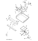 GAS & BURNER PARTS Diagram and Parts List for JGBS10CEH2CC  General Electric Range