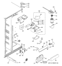 FRESH FOOD SECTION Diagram and Parts List for GSS25QSWASS  General Electric Refrigerator