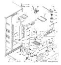 FRESH FOOD SECTION Diagram and Parts List for ZFSB26DRGSS  General Electric Refrigerator