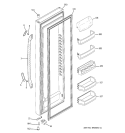 FRESH FOOD DOOR Diagram and Parts List for GSS23WGTAWW  General Electric Refrigerator
