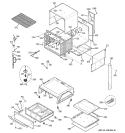 BODY PARTS Diagram and Parts List for PGS968SEM1SS  General Electric Range
