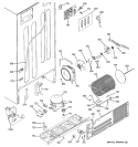 WATER FILTRATION & DISPENSER Diagram and Parts List for PTS25LHSARCC  General Electric Refrigerator