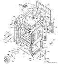 BODY PARTS Diagram and Parts List for RB798WC1WW  Hotpoint Range