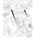 Part Location Diagram of WE01X10251 GE DRYING RACK Assembly