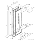 FRESH FOOD DOOR Diagram and Parts List for GIE21LGTBFKB  General Electric Refrigerator