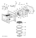 INTERIOR PARTS 2 Diagram and Parts List for SCB1001MSS001  General Electric Microwave Oven Combo