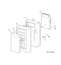 CONTROLLER PARTS Diagram and Parts List for JVM1640BJ01  General Electric Microwave