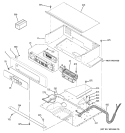 CONTROL PANEL Diagram and Parts List for JKS10BM1BB  General Electric Wall Oven
