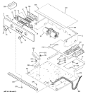 CONTROL PANEL Diagram and Parts List for ZET1PM1SS  General Electric Wall Oven