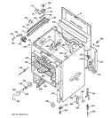 BODY PARTS Diagram and Parts List for JBP56G*R1  General Electric Range