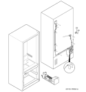 WATER SYSTEM Diagram and Parts List for PDS22MBPACC  General Electric Refrigerator