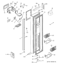Part Location Diagram of WR17X12235 GE HOUSING SHIELD DISPENSOR