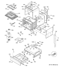 BODY PARTS Diagram and Parts List for JSP39BK1BB  General Electric Range