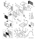ROOM AIR CONDITIONER Diagram and Parts List for AGE18DHG1  General Electric Air Conditioner