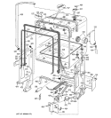 LINER ASSEMBLY Diagram and Parts List for ZBD7100G00SS  General Electric Dishwasher