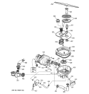 SUMP ASSEMBLY Diagram and Parts List for ZBD7100G00SS  General Electric Dishwasher