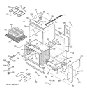 BODY PARTS Diagram and Parts List for JDP39CK2CC  General Electric Range