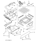 EVAPORATOR, ICE CUTTER GRID & WATER PARTS Diagram and Parts List for ZDI15CCBB  General Electric Ice Maker