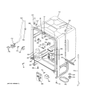 BODY PARTS Diagram and Parts List for HLD4040N10SA  Hotpoint Dishwasher