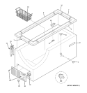 Part Location Diagram of WR02X10073 GE Drain Plug