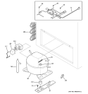 UNIT PARTS Diagram and Parts List for FCM15CMBWH  General Electric Freezer