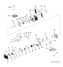 Part Location Diagram of WJ71X10573 GE Swing Louver