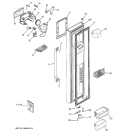 FREEZER DOOR Diagram and Parts List for CSS25USWASS  Hotpoint Refrigerator