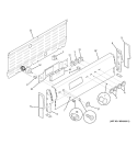 CONTROL PANEL Diagram and Parts List for JCP67F4WW  General Electric Wall Oven