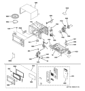 MICROWAVE Diagram and Parts List for JES1344SK03  General Electric Microwave