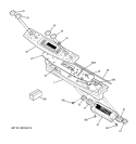 CONTROL PANEL Diagram and Parts List for JD968SK4SS  General Electric Range