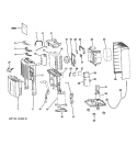 DEHUMIDIFIER Diagram and Parts List for AHK30LKG1  General Electric Dehumidifier